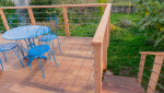 création d'une terrasse surélevée en bois