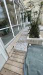 Calepinage des marches de terrasse pour façade arrière maison mitoyenne à Boissy-le-Chatel (77169)