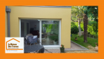 Une extension élégante qui s’ouvre sur le jardin, pour un espace de vie agrandi et harmonieux.