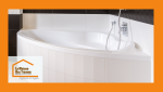 Une rénovation à Agen avec carrelage noir et blanc, WC suspendu et rangement malin pour une salle de bain design. 
