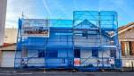 Echafaudage chantier isolation thermique par l'extérieur