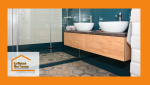 Rénovation de salle de bain, douche a l'italienne et meuble sous vasque suspendu.