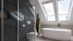 salle de bains sous les combles Le Chesnay