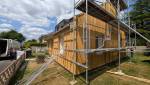 Chantier de rénovation énergétique avec ITE à Bruz