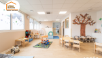 rénovation micro-crèche Reignier-Esery, rénovation crèche Haute-Savoie, rénovation professionnelle Bassin Genevois, rénovation locaux petite enfance, rénovation murs sols crèche