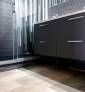 Pose d'un meuble double vasque
