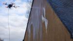 Nettoyage de façade par drone