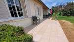 création d'une terrasse - dalle en pierre