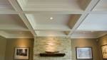 Plafond à caissons avec spots leds
