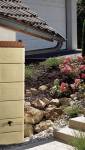 Récupérateur d'eau de pluie modulaire installé sous toiture