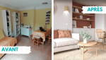Rénovation résidence secondaire - salon salle à manger