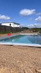 Piscine coque terminée et mise en eau - Projet finalisé à Plérin