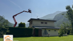  La Maison des Travaux Albertville, peinture toit La Léchère, ravalement toiture métal, nettoyage bac acier, harmonisation bande de rive, courtier en travaux Albertville