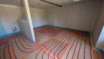 travaux pose chauffage au sol renovation bruz