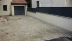Photo avant travaux de l'aménagement au sol 