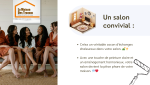 Transformez votre salon en cocon d’échanges chaleureux grâce à une peinture claire et un agencement harmonieux.