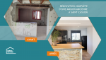 avant après rénovation maison