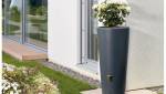 Récupérateur d'eau de pluie usage saisonnier format vase géant