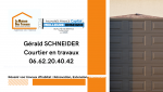 Contactez Gérald Schneider, courtier en travaux à Vesoul, pour vos projets de portails, clôtures et aménagements extérieurs sur mesure.