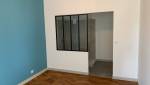Montage verrière intérieur espace plain-pied délimitation pièce de vie/SDE avec sanitaire à Boissy-le-Chatel (77169)