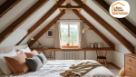 création rangements chambre, rénovation intérieure Haute-Savoie, ambiance apaisante chambre, courtier en travaux Annemasse, idées déco chambre