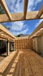 Charpente traditionnelle dans une extension pour accueillir un grand puits de lumière - Nantes (44)