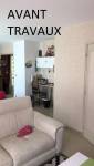 Salon avec entrée avant travaux rénovation