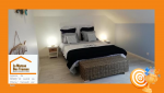 Une chambre rénovée avec soin grâce à La Maison Des Travaux Dreux, alliant confort moderne et finitions élégantes.