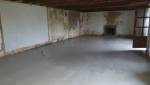 sol avant travaux plancher chauffant bruz