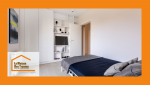 Une chambre entièrement repeinte entre Agen et Pont-du-Casse, dans des teintes douces et lumineuses, prête à accueillir un petit-enfant.