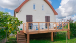 création d'une terrasse surélevée en bois
