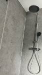 zoom pomme de douche douche design rénovation salle de bain