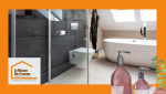 Une salle de bain transformée près de Quimper avec une douche italienne tendance et un aménagement clé en main.