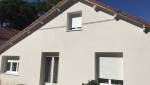 Maison avec son ITE et sa finition en enduit gratté - Nantes 44