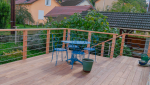 création d'une terrasse surélevée en bois
