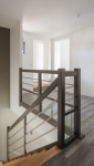 Surélévation de 35 m² en ossature bois au coeur de Vertou - escalier sur mesure