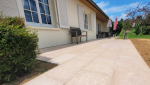 création d'une terrasse - dalle en pierre
