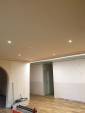 Pose de spots encastrés au plafond