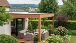 Terrasse courverte illustration