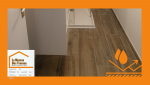 Modernisation d’une salle de bain près de Verneuil sur Avre grâce à un carrelage imitation bois posé avec soin.