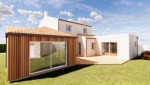 Double extension de maison aux Sorinières (44840)  - visualisation 3D