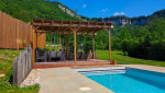  création d'une piscine et aménagement extérieur