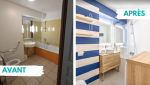 Rénovation de salle de bain dans une résidence secondaire