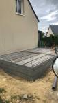 Fondation d’une extension à Redon en cours 