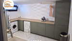 buanderie sur mesure Valserhône, rangement push-up Pays de Gex, cabine de douche compacte Gex, design intérieur Divonne-les-Bains, optimisation d’espace Ferney-Voltaire
