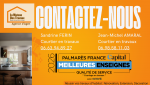 📞 Sandrine Férin et Jean-Michel Amaral vous accompagnent pour réussir vos travaux à Agen avec sérieux, réactivité et artisans de confiance.