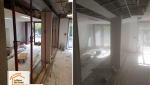 La Maison des Travaux Albertville, rénovation local commercial Albertville, transformation bureau en salle de sport, ouverture mur porteur Savoie, accompagnement financement travaux