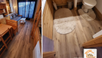rénovation appartement Méribel, sol parquet moderne, confort thermique logement montagne, courtier en travaux Savoie, rénovation simple efficace