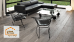 Nouvelle ambiance chaleureuse et contemporaine dans ce salon rénové près d’Agen grâce à un revêtement de sol durable et esthétique. 