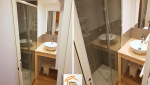 studio rénové Méribel, machine à laver intégrée, peinture blanche appartement, optimisation logement montagne, courtier en travaux Albertville, courtier en travaux albertville
